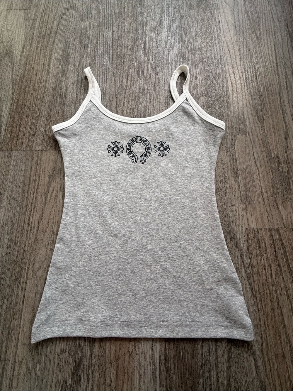 Women’s Streetwear Grey & White Tank Top
